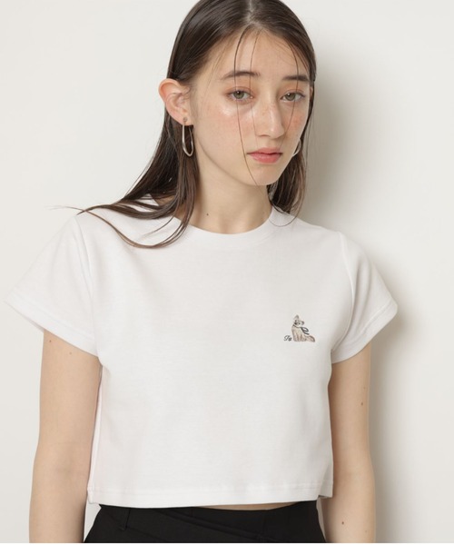 Rirandture 刺繍付きホワイトシャツ サイズ2 Rirandture 刺繍付きホワイトシャツ サイズ2