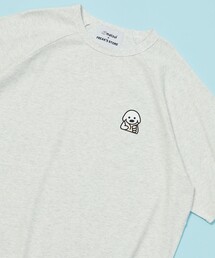 FREAK'S STORE | matsui×FREAK'S STORE/マツイ×フリークスストア 別注「つかまえた」ワンポイント クルーネック半袖ラグランTシャツ(Tシャツ/カットソー)