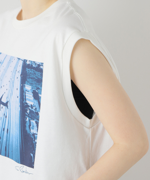 FRAMeWORK(フレームワーク)の「JANE SMITH/ジェーンスミス TIM BARBER UNITED PLANE SHADO(Tシャツ/カットソー・レディース・ホワイト・FREE)」の18枚目の写真
