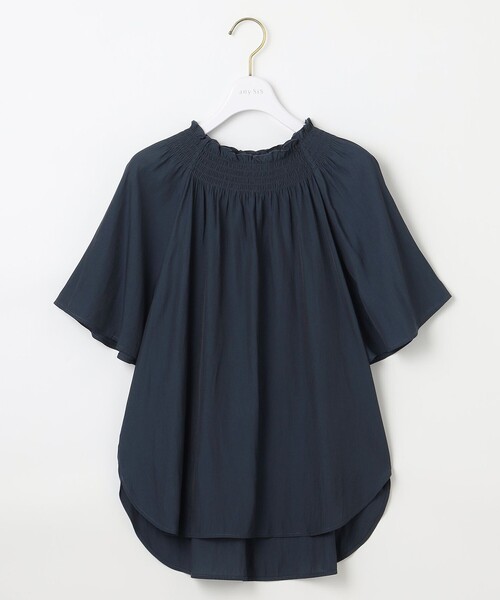 ANY SIS(エニィスィス)の「【洗える】カッセンシャーリング ブラウス(シャツ/ブラウス・レディース・アイボリー系/ネイビー系/ライトイエロー系・0)」の12枚目の写真