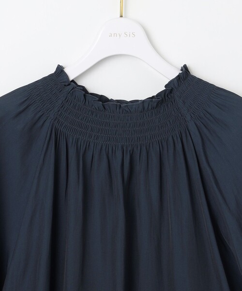 ANY SIS(エニィスィス)の「【洗える】カッセンシャーリング ブラウス(シャツ/ブラウス・レディース・アイボリー系/ネイビー系/ライトイエロー系・0)」の14枚目の写真