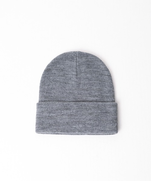 FRUIT OF THE LOOM(フルーツオブザルーム)の「/FRUIT OF THE LOOM/KNIT CAP(ニットキャップ/ビーニー・レディース・グレー/ブラウン/ブラック・FREE)」の3枚目の写真