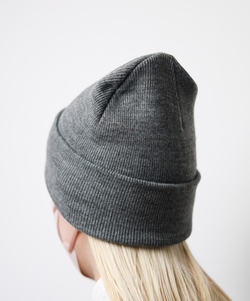 FRUIT OF THE LOOM(フルーツオブザルーム)の「/FRUIT OF THE LOOM/KNIT CAP(ニットキャップ/ビーニー・レディース・グレー/ブラウン/ブラック・FREE)」の6枚目の写真