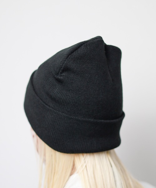 FRUIT OF THE LOOM(フルーツオブザルーム)の「/FRUIT OF THE LOOM/KNIT CAP(ニットキャップ/ビーニー・レディース・グレー/ブラウン/ブラック・FREE)」の8枚目の写真