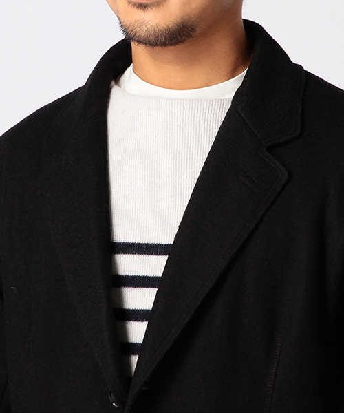 BEAMS（ビームス）の「BEAMS / 縮絨 チェスターコート（チェスターコート・メンズ・ブラック/ブラック系その他・LARGE/SMALL/MEDIUM）」の9枚目の写真