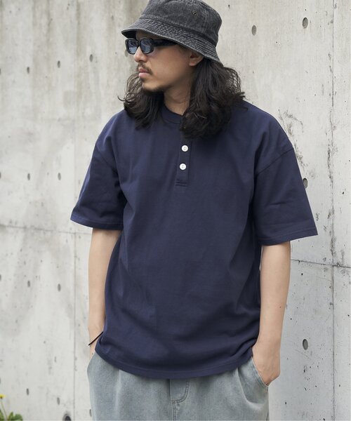 Goodwear(グッドウェア)の「Goodwear グッドウェア ヘンリーネックTシャツ(Tシャツ/カットソー・メンズ・グレー/ブラック/ホワイト/チャコール/ネイビー・LL/L/M/S)」の1枚目の写真