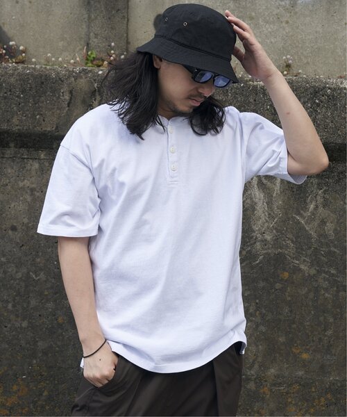 Goodwear(グッドウェア)の「Goodwear グッドウェア ヘンリーネックTシャツ(Tシャツ/カットソー・メンズ・グレー/ブラック/ホワイト/チャコール/ネイビー・LL/L/M/S)」の6枚目の写真