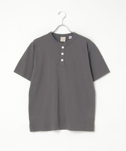 Goodwear(グッドウェア)の「Goodwear グッドウェア ヘンリーネックTシャツ(Tシャツ/カットソー・メンズ・グレー/ブラック/ホワイト/チャコール/ネイビー・LL/L/M/S)」の9枚目の写真