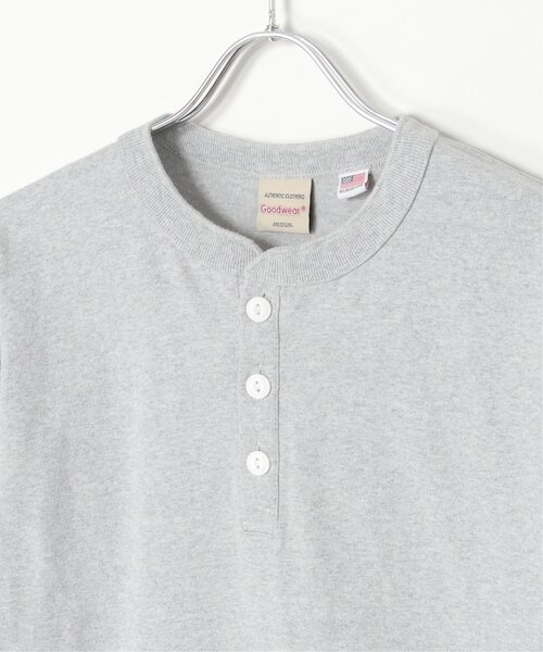 Goodwear(グッドウェア)の「Goodwear グッドウェア ヘンリーネックTシャツ(Tシャツ/カットソー・メンズ・グレー/ブラック/ホワイト/チャコール/ネイビー・LL/L/M/S)」の15枚目の写真