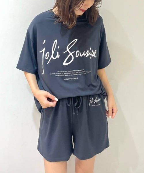 ジェラートピケ　レディース ミャクミャク　 Tシャツ チャコールグレー　フリー 2025年最新】ミャクミャク ジェラートピケの人気アイテム - メルカリ