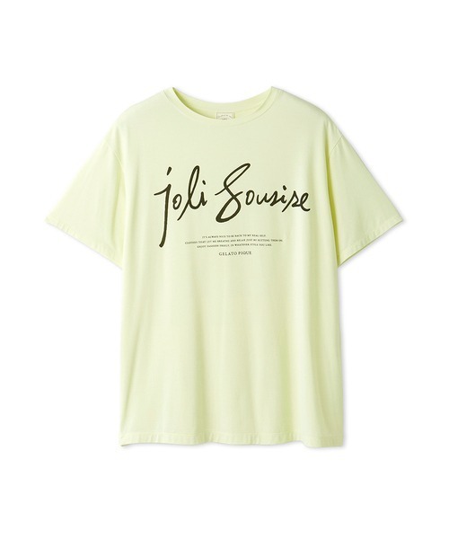 新品タグgelato pique COOLレーヨンロゴBIGTシャツ &パンツ セール】【接触冷感】カラフルレーヨンロゴBIGTシャツ＆ショート