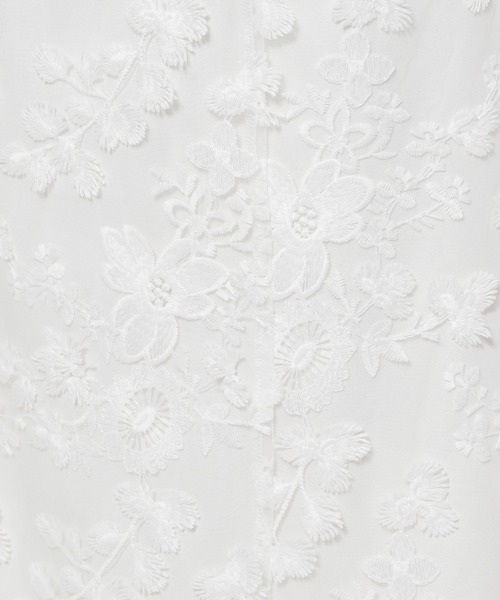 mysty woman（ミスティウーマン）の「3Dフラワーマーメイドスカート 135608（スカート・レディース・ブラック/オフホワイト・FREE）」の5枚目の写真