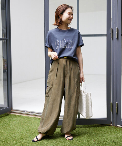 SLOBE IENA(スローブイエナ)の「LETRA/レトラ メルカドバッグS 6107720505/61724614(ショルダーバッグ・レディース・ホワイト/オレンジ・FREE)」の11枚目の写真