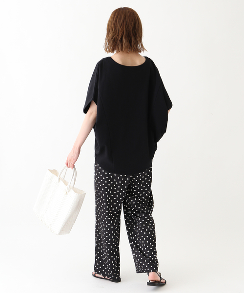 SLOBE IENA(スローブイエナ)の「LETRA/レトラ メルカドバッグS 6107720505/61724614(ショルダーバッグ・レディース・ホワイト/オレンジ・FREE)」の9枚目の写真