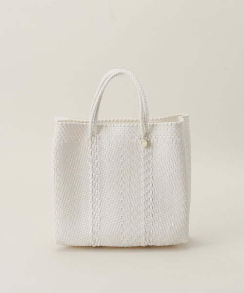 SLOBE IENA(スローブイエナ)の「LETRA/レトラ メルカドバッグS 6107720505/61724614(ショルダーバッグ・レディース・ホワイト/オレンジ・FREE)」の21枚目の写真
