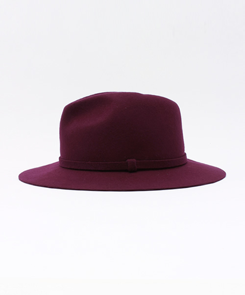 one after another NICE CLAUP（ワンアフターアナザーナイスクラップ）の「★【ナイスクラップ】ウール中折れハット（ハット・レディース・ベージュ/ボルドー/ブラック・FREE）」の4枚目の写真