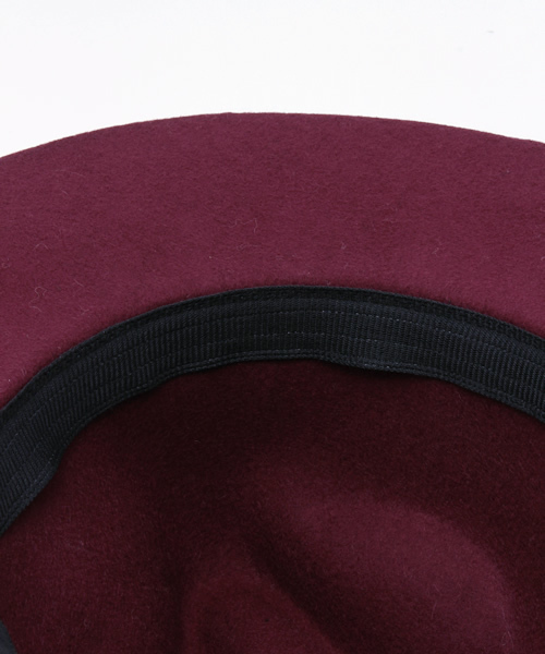 one after another NICE CLAUP（ワンアフターアナザーナイスクラップ）の「★【ナイスクラップ】ウール中折れハット（ハット・レディース・ベージュ/ボルドー/ブラック・FREE）」の9枚目の写真