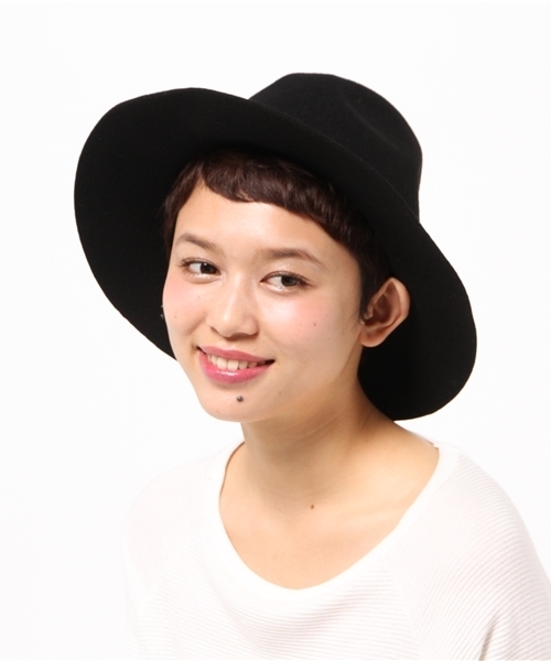 one after another NICE CLAUP（ワンアフターアナザーナイスクラップ）の「★【ナイスクラップ】ウール中折れハット（ハット・レディース・ベージュ/ボルドー/ブラック・FREE）」の11枚目の写真