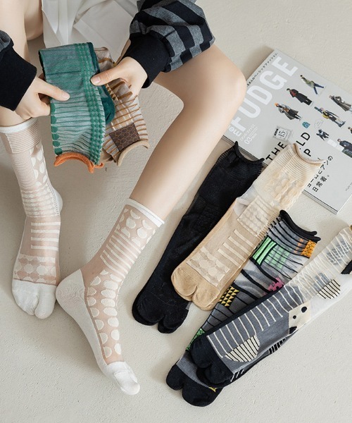 REBALANCE（リバランス）の「足袋ソックス（ソックス/靴下・レディース・D/C/A/G/B/F/E・FREE）」の9枚目の写真