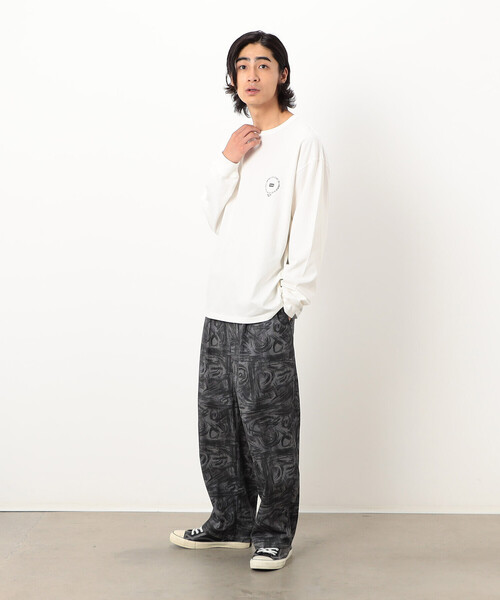 Purple&Yellow(パープルアンドイエロー)の「ドローイングプリントパンツ(その他パンツ・メンズ・ブラック・X-SMALL/SMALL/MEDIUM/LARGE)」の5枚目の写真