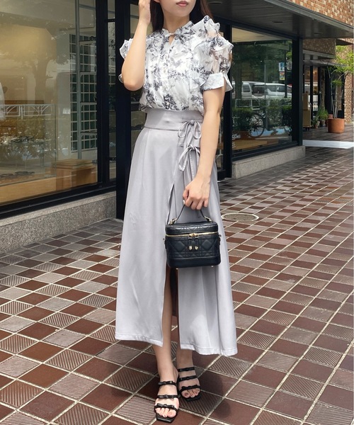 セール】リボンスリットフレアスカート（スカート）｜TORTE（トルテ  