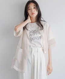 LOWRYS FARM | シアーシャツジャケットＳＳ　 133172(シャツ/ブラウス)
