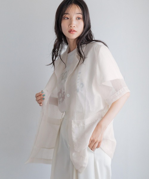 sky high farm シアーシャツ　半袖シャツ sky high farm シアーシャツ 半袖シャツ - メルカリ