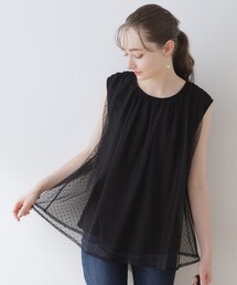 ◆【インしないでキマる】フロッキードットチュニック