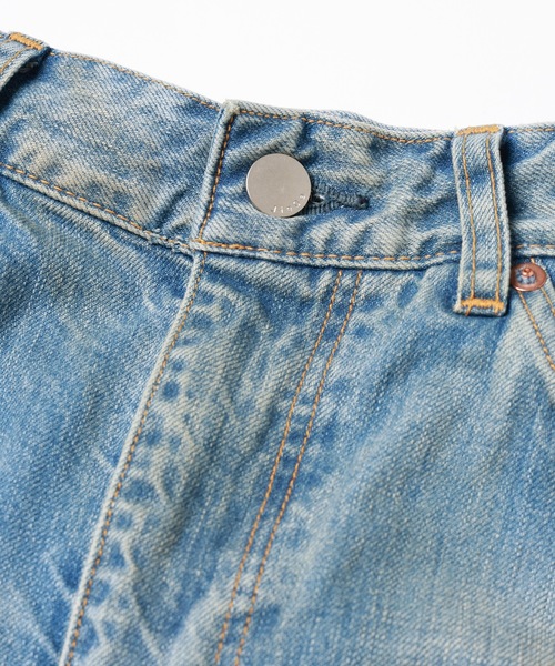 Jieda(ジエダ)の「USED 3D WORK DENIM(デニムパンツ・メンズ・ブラック/インディゴブルー・1/2)」の5枚目の写真