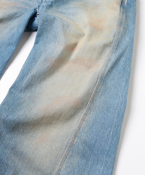 Jieda(ジエダ)の「USED 3D WORK DENIM(デニムパンツ・メンズ・ブラック/インディゴブルー・1/2)」の21枚目の写真