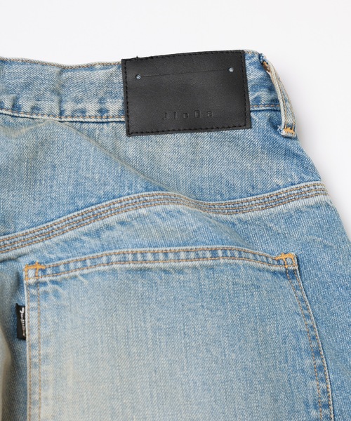 Jieda(ジエダ)の「USED 3D WORK DENIM(デニムパンツ・メンズ・ブラック/インディゴブルー・1/2)」の7枚目の写真