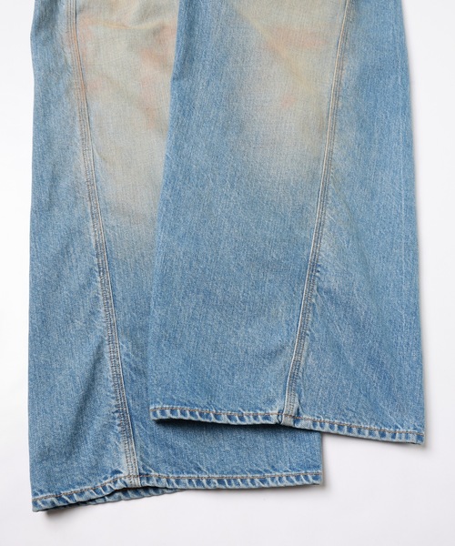 Jieda(ジエダ)の「USED 3D WORK DENIM(デニムパンツ・メンズ・ブラック/インディゴブルー・1/2)」の18枚目の写真