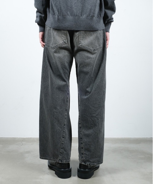 Jieda（ジエダ）の「USED 3D WORK DENIM (NEW WASH)（デニムパンツ・メンズ・ブラック/インディゴブルー・1/2）」の7枚目の写真