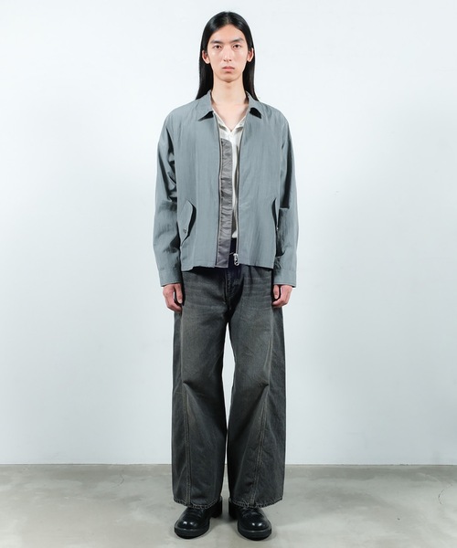 Jieda（ジエダ）の「USED 3D WORK DENIM (NEW WASH)（デニムパンツ・メンズ・ブラック/インディゴブルー・1/2）」の8枚目の写真