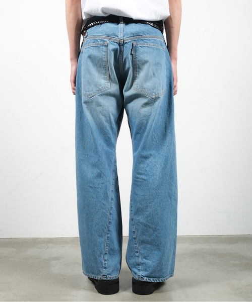 Jieda（ジエダ）の「USED 3D WORK DENIM (NEW WASH)（デニムパンツ・メンズ・ブラック/インディゴブルー・1/2）」の12枚目の写真