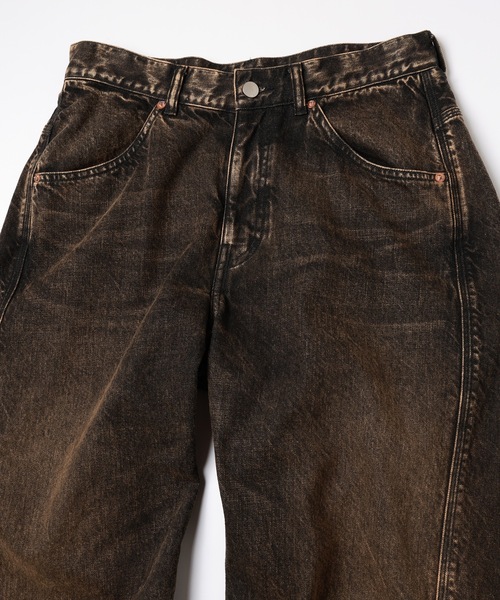 Jieda(ジエダ)の「USED 3D WORK DENIM(デニムパンツ・メンズ・ブラック/インディゴブルー・1/2)」の11枚目の写真