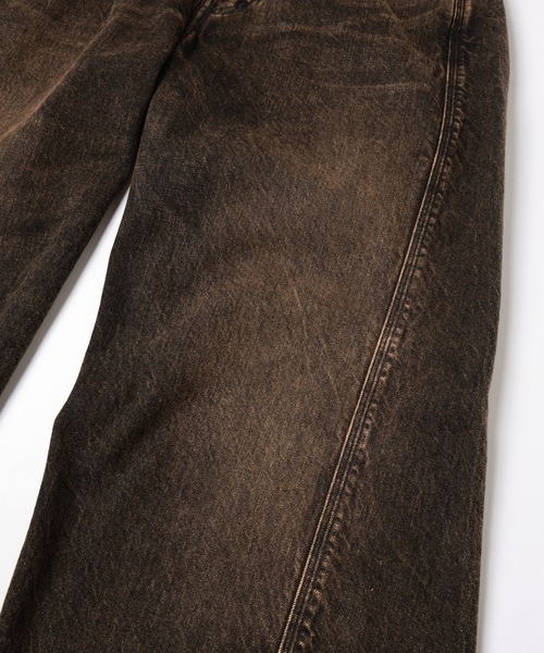 Jieda(ジエダ)の「USED 3D WORK DENIM(デニムパンツ・メンズ・ブラック/インディゴブルー・1/2)」の10枚目の写真