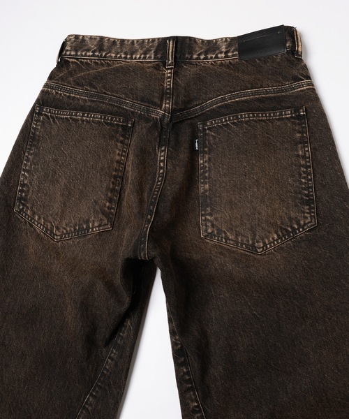 Jieda(ジエダ)の「USED 3D WORK DENIM(デニムパンツ・メンズ・ブラック/インディゴブルー・1/2)」の4枚目の写真