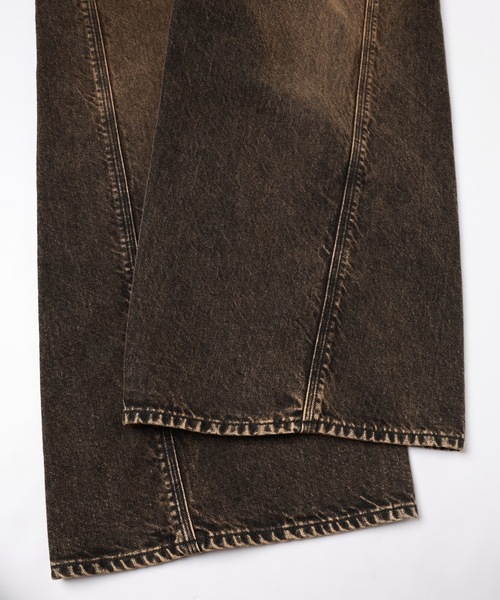 Jieda(ジエダ)の「USED 3D WORK DENIM(デニムパンツ・メンズ・ブラック/インディゴブルー・1/2)」の15枚目の写真