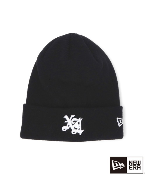 NEW ERA（ニューエラ）の「XLARGE×NEW ERA OLD ENGLISH CUFF BEANIE（ニットキャップ/ビーニー・メンズ・ブラウン/グリーン/ブラック/ブルー・ONE SIZE）」の2枚目の写真