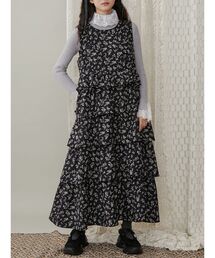 merry jenny | flowerティアードジャンスカ(ワンピース)