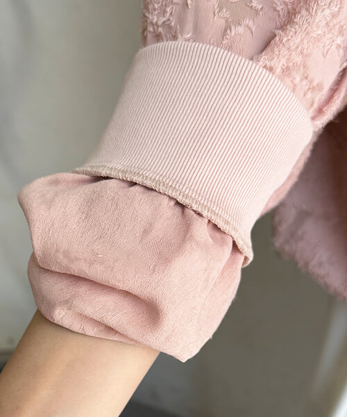 【セール】ジャガードバルーンブラウス（シャツ/ブラウス）｜DouDou（ドゥドゥ）