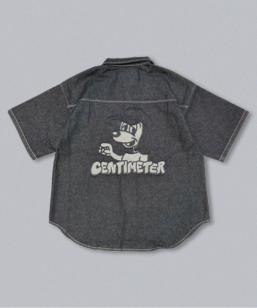 centimeter(センチメーター)の「Rigid CMT ruler denim shirt(シャツ/ブラウス・メンズ・ブラック/インディゴブルー・MEDIUM/LARGE/X-LARGE)」の1枚目の写真