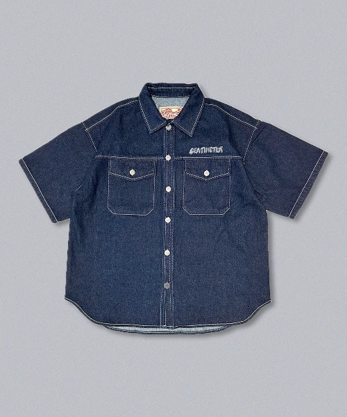 centimeter(センチメーター)の「Rigid CMT ruler denim shirt(シャツ/ブラウス・メンズ・ブラック/インディゴブルー・MEDIUM/LARGE/X-LARGE)」の11枚目の写真