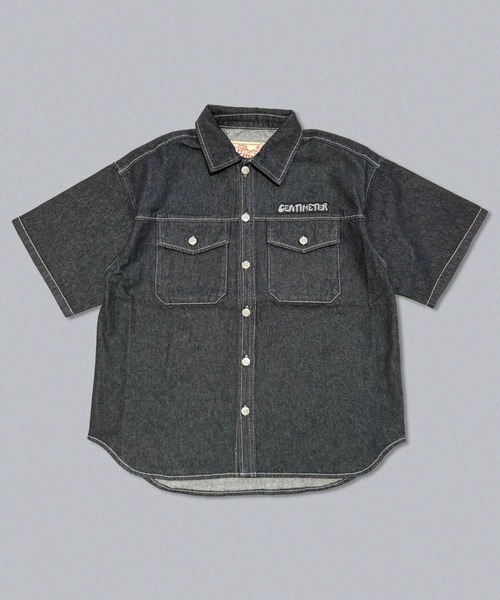 centimeter(センチメーター)の「Rigid CMT ruler denim shirt(シャツ/ブラウス・メンズ・ブラック/インディゴブルー・MEDIUM/LARGE/X-LARGE)」の10枚目の写真