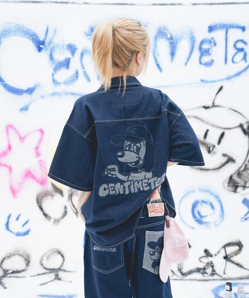 centimeter(センチメーター)の「Rigid CMT ruler denim shirt(シャツ/ブラウス・メンズ・ブラック/インディゴブルー・MEDIUM/LARGE/X-LARGE)」の7枚目の写真