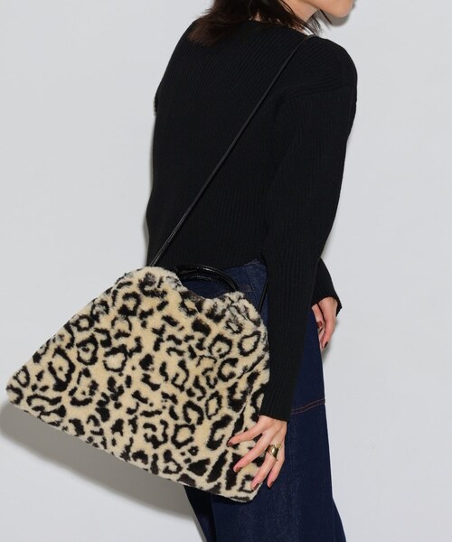 GALLEST（ギャレスト）の「レオパードリングBAG（ハンドバッグ・レディース・ダークブラウン系4・00）」の3枚目の写真