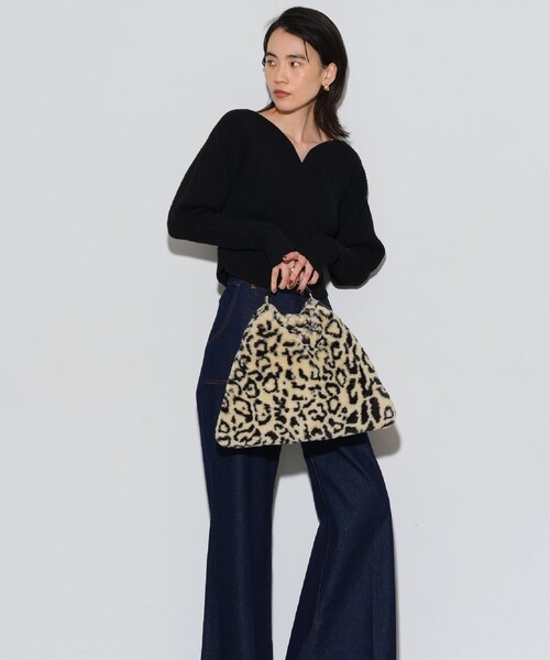 GALLEST（ギャレスト）の「レオパードリングBAG（ハンドバッグ・レディース・ダークブラウン系4・00）」の2枚目の写真