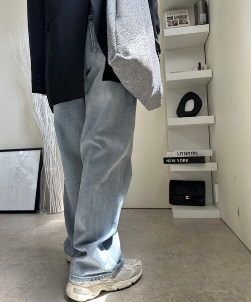 ULEULA（ウルア）の「デニムルーズパンツ（デニムパンツ・レディース・ブルー・MEDIUM/LARGE）」の6枚目の写真