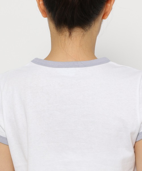 DEARSTALKER（ディアストーカー）の「DEARSTALKER／LINGER T（Tシャツ/カットソー・レディース・ホワイト/チャコール・FREE）」の22枚目の写真